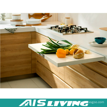 Échantillon gratuit en gros mélamine Hmr armoires de cuisine meubles (AIS-K988)